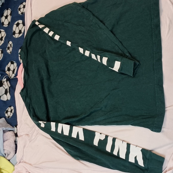 PINK long sleeve campus tee - Picture 4 of 4